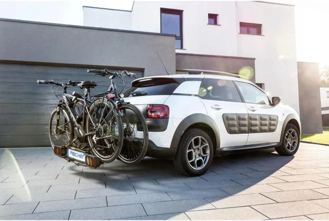 Fischer ProlineEvo 2 car bike rack, holds 2 bikes, 60kg