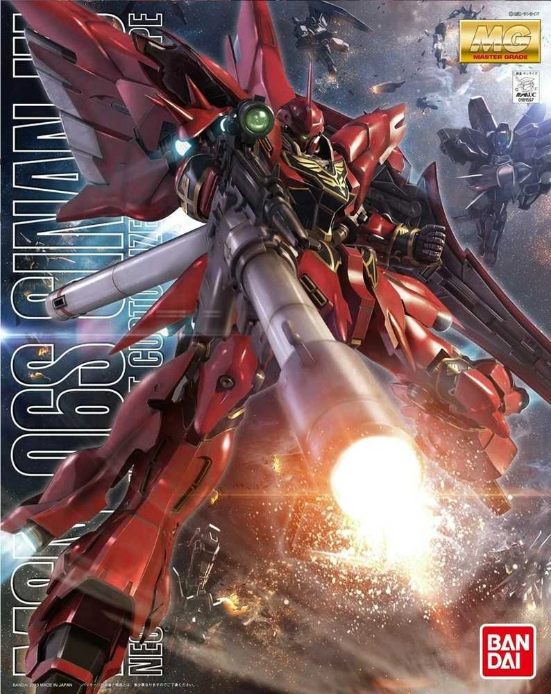 Bandai Kolekcinė Figūrėlė - MG 1/100 MSN-06S Sinanju Raudonas