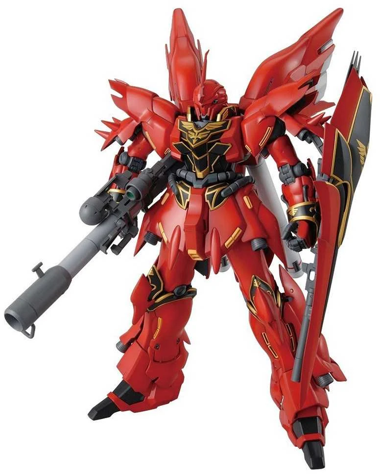 Bandai Kolekcinė Figūrėlė - MG 1/100 MSN-06S Sinanju Raudonas