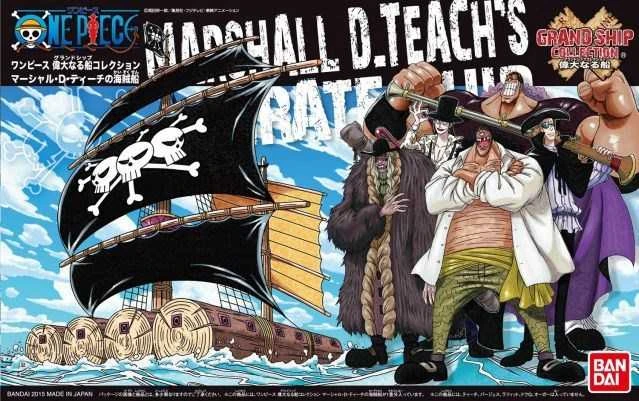 Bandai One Piece Marshall D. Teach piratų laivo surinkimo rinkinys