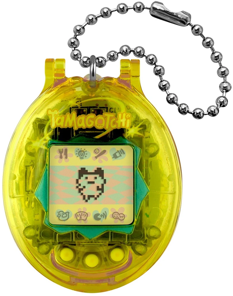 Bandai TAMAGOTCHI ORIGINAL WITH CASE - Geltonas