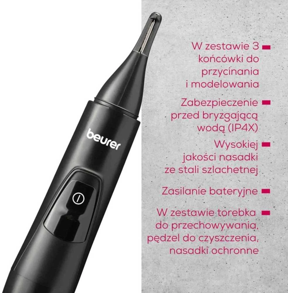 Nosies plaukų kirpimo mašinėlė Beurer MN02X – 3 metų garantija