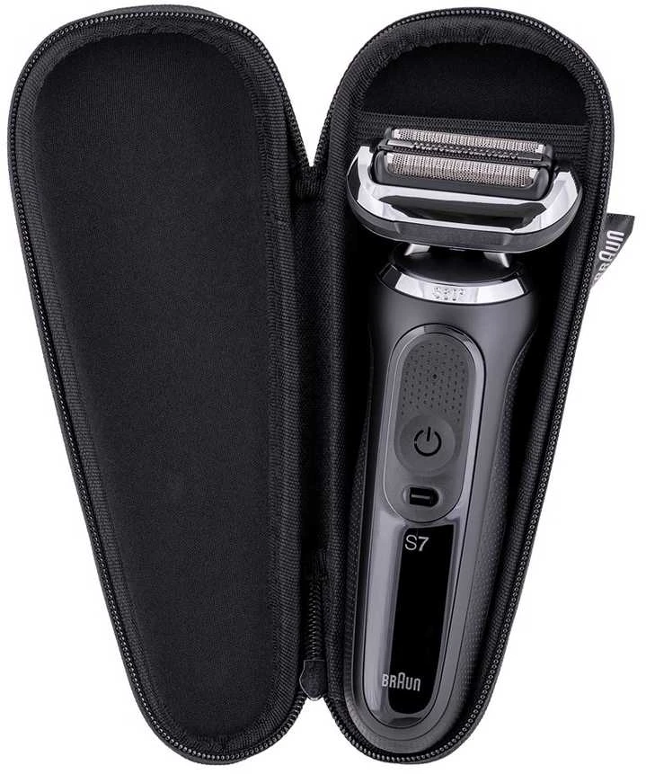 Barzdaskutė Braun Series 7 71-N7200cc Drėgno ir sauso skutimo skustuvas Juodas