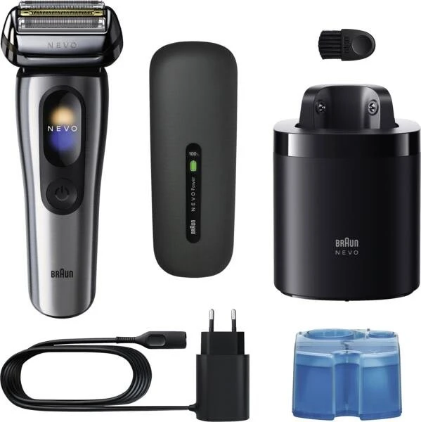 Braun NEVO 17000cc Foil shaver Trimmer Sidabrinis