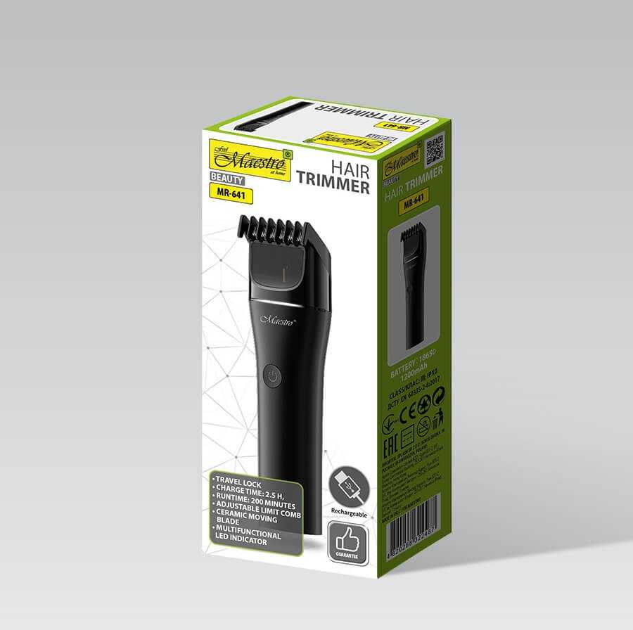 MAESTRO MR-641 USB plaukų kirpimo mašina