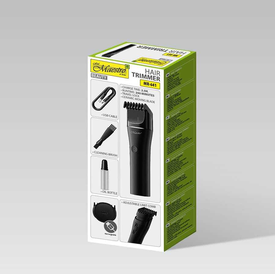 MAESTRO MR-641 USB plaukų kirpimo mašina