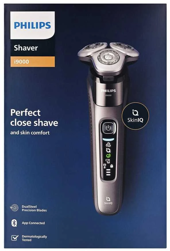 Philips i9000 drėgno ir sauso skutimo elektrinis skustuvas su „SkinIQ“ | X9002/10