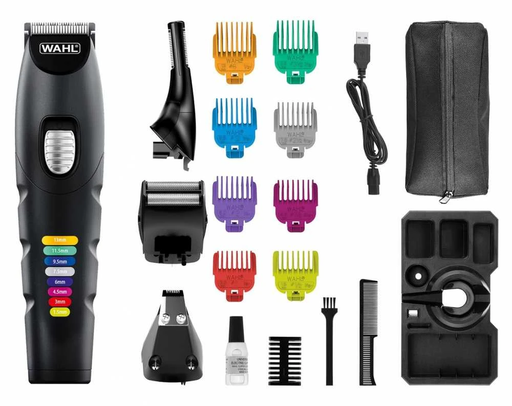 Kirpimo Mašinėlė - Wahl Color Trim Advanced 8 Ličio-Jonų Juoda