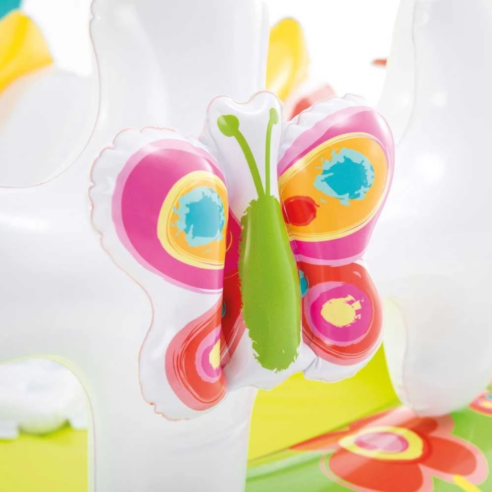 Vandens žaidimų aikštelė-baseinas Intex Rainbow, su čiuožykla, 57154