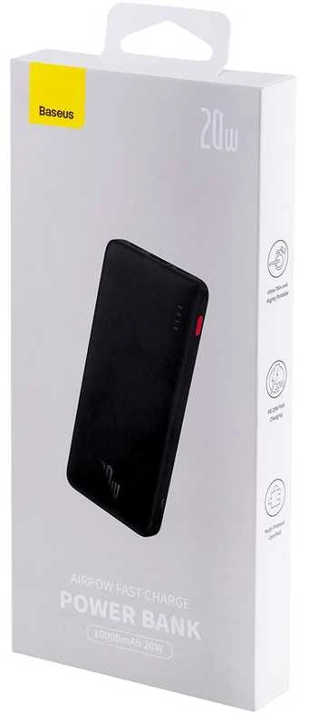 Baseus Airpow 10000mAh 20W maitinimo blokas (juodas)