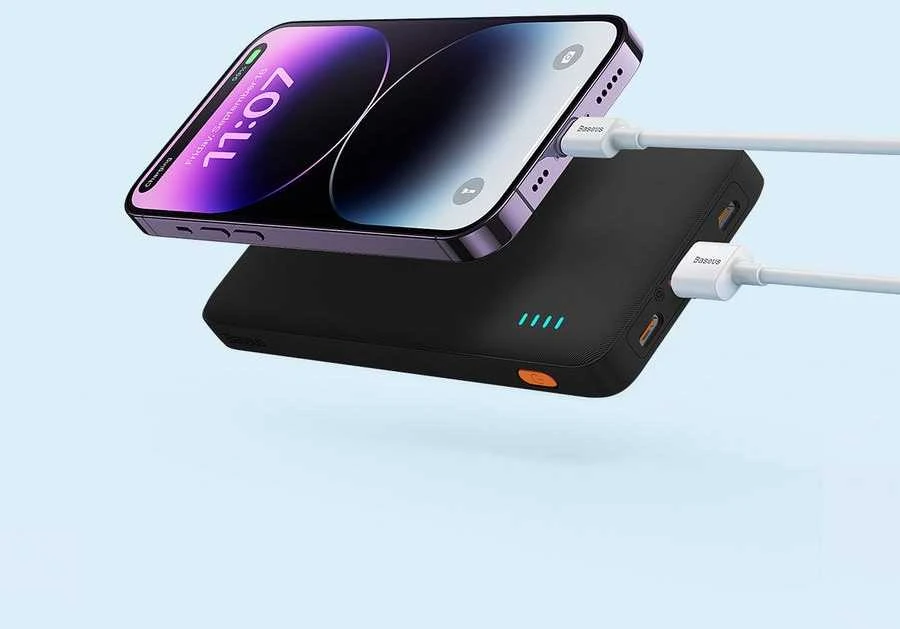 Baseus Airpow 10000mAh 20W maitinimo blokas (juodas)