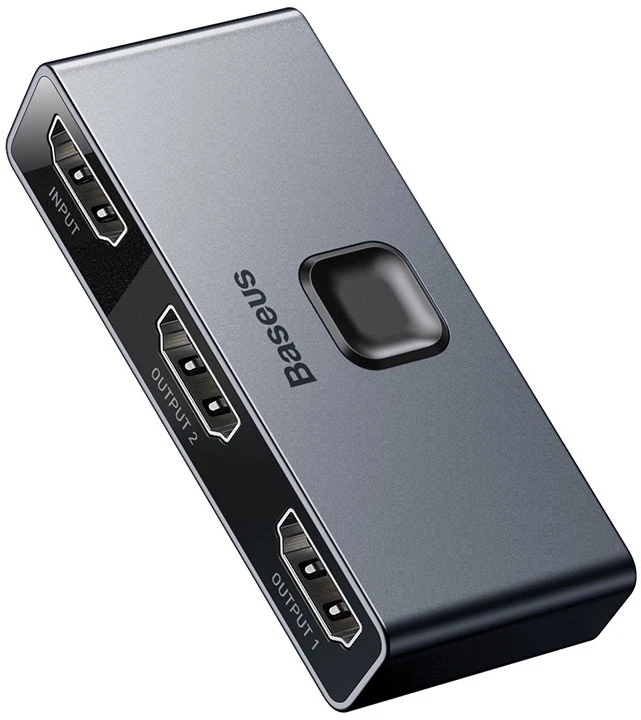 „Baseus“ dvikryptis HDMI matricos skirstytuvas, 2x1 / 1x2, 4k