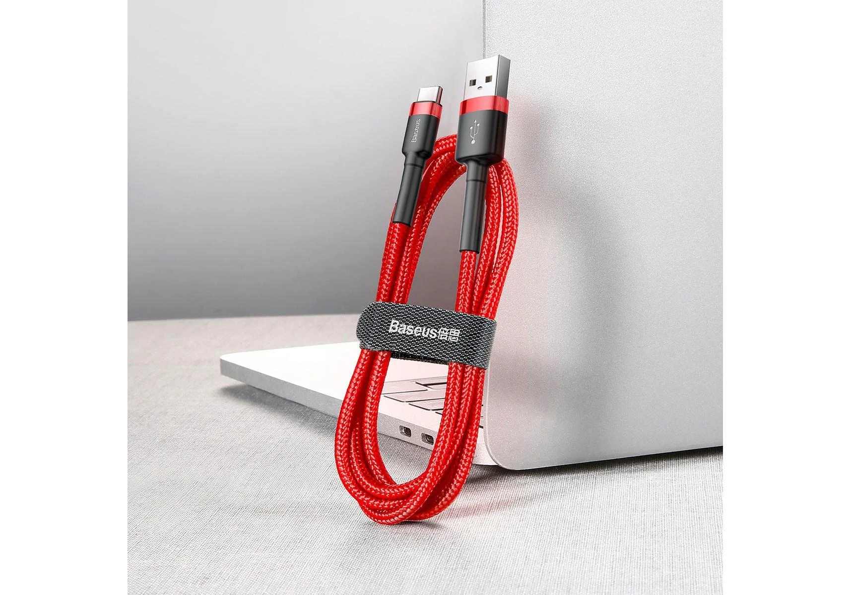 Baseus Cafule kabelis USB-C 2A 2m - Raudonas