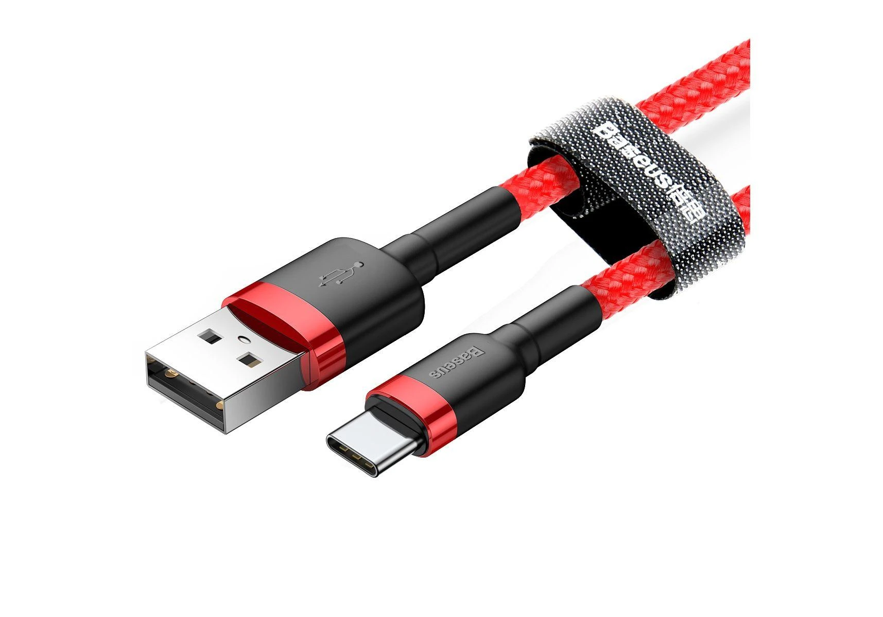 Baseus Cafule kabelis USB-C 2A 2m - Raudonas