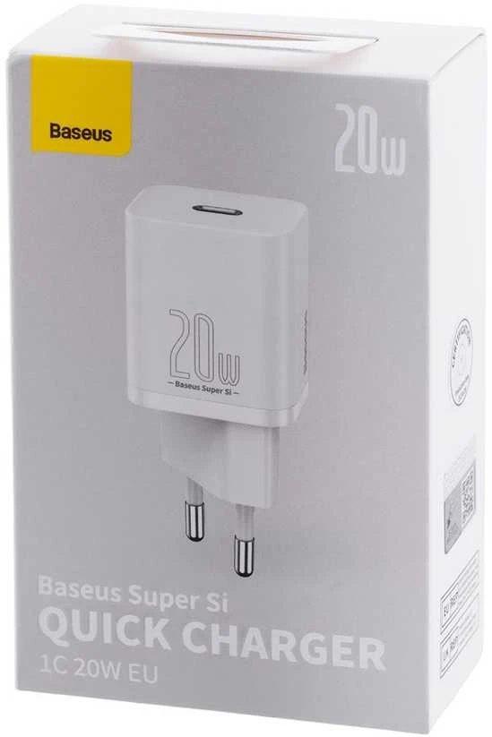 Baseus Super Si greitas įkroviklis 1C 20W - Baltas