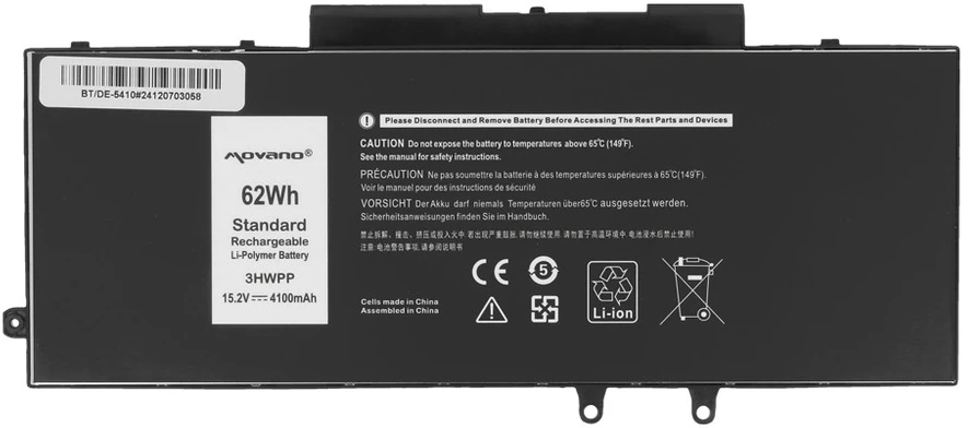 Baterija Movano Dell Latitude 5401 5410 5501 5510 3HWPP Baterija