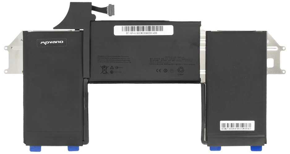 Movano Bateria a1965 do apple macbook air 13 a1932 a2179 - 4379 mah (49.9 wh)