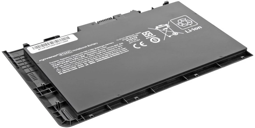 Hewlett Packard (HP) nešiojamojo kompiuterio baterija HP EliteBook Folio 9470m (BT / HP-9470M)