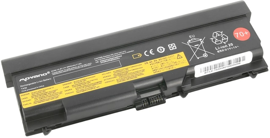 Movano „Lenovo ThinkPad L530 T430 T530“ baterija - 6600 mAh (71 Wh)