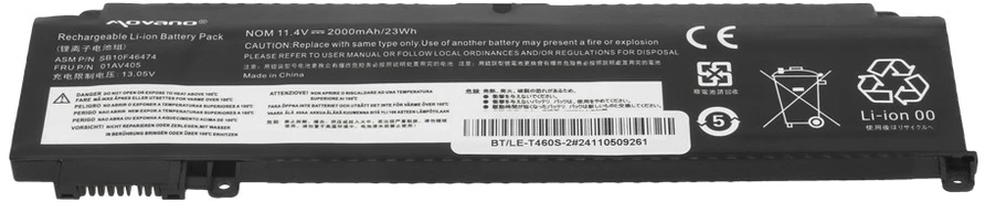 Baterija Movano Lenovo Thinkpad (BT/LE-T460S-2)