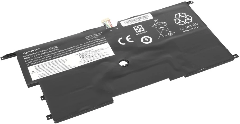 Oem „Lenovo ThinkPad X1 Carbon 14 Gen 2 3“ baterija – 2800 mAh (43 Wh)