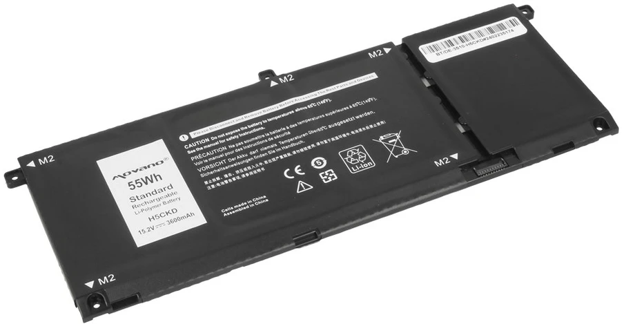 Movano „Dell Inspiron 5400 5401 5402 5406 5501 5508“ h5ckd baterija - 3600 mAh (55 Wh)