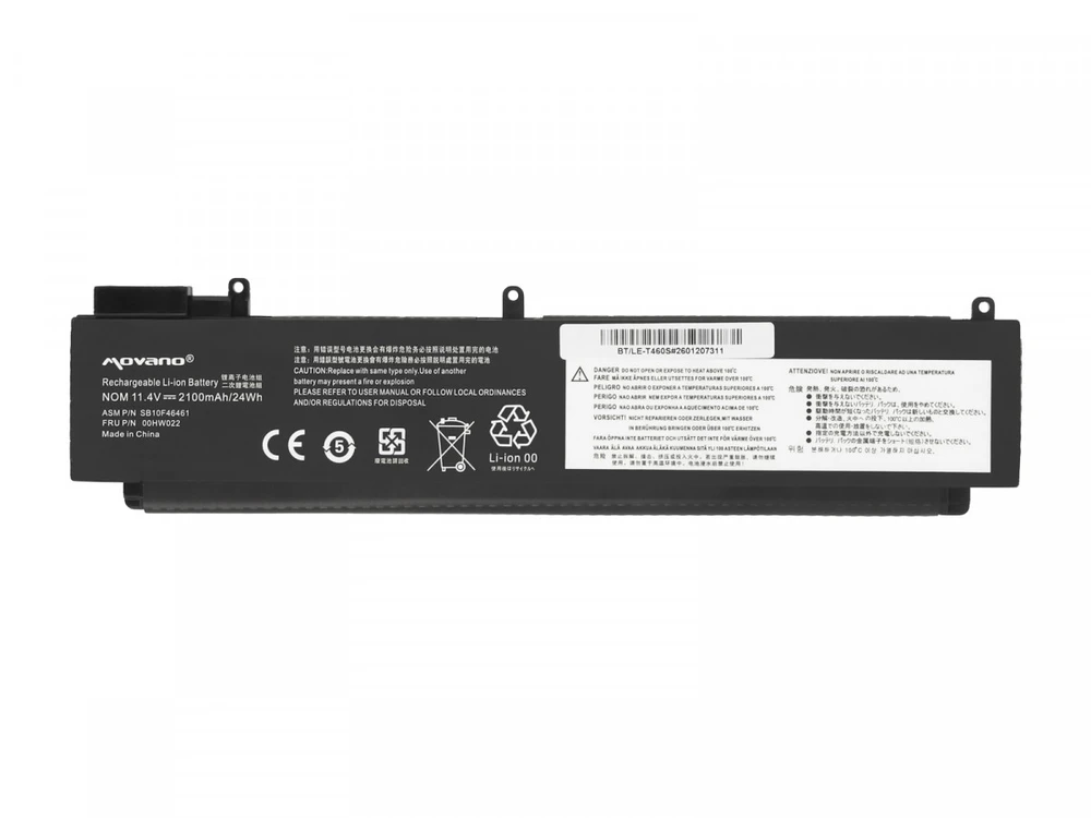 Baterija Movano Baterija L17L3P71 01AV478 iš „Lenovo Thinkpad T480s“