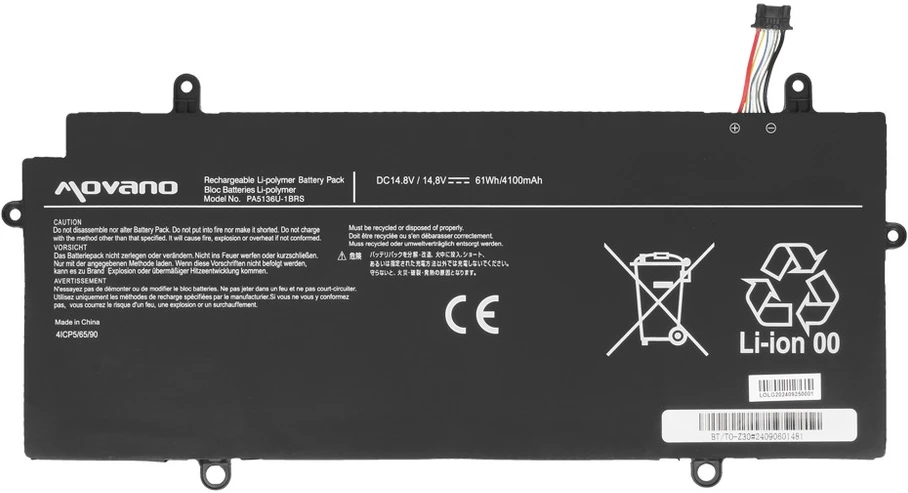 „Toshiba Portege Z30 Z30-A Z30-B Z30-C“ pa5136u-1brs baterija - 4100 mAh (61 Wh)