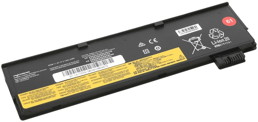 Baterija Movano Baterija SB10K97582, skirta Lenovo ThinkPad T470 T570