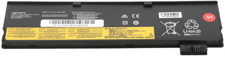 Baterija Movano Baterija SB10K97582, skirta Lenovo ThinkPad T470 T570