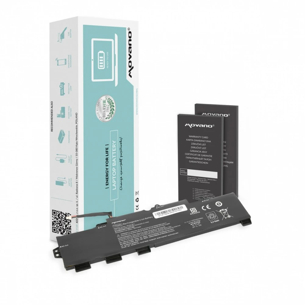 Baterija Movano Baterija TT03XL, skirta HP EliteBook 755 850 G5 850 G6