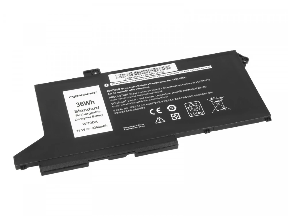 Bateria Movano Bateria do Dell Latitude 5420, 5520, Precision 3560 - 11.4V - BT/DE-3560-11.4
