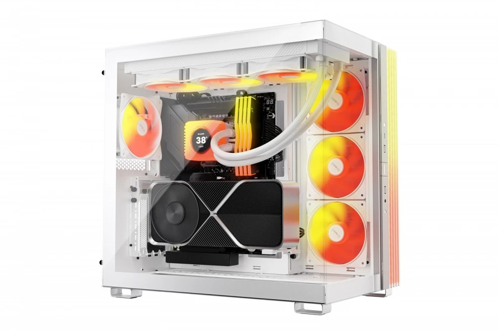 be quiet! Light Loop IO LCD 360mm, balta