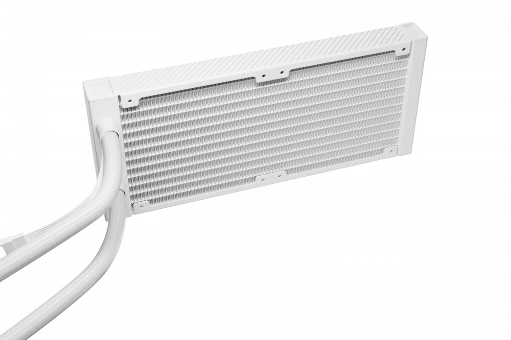„Be Quiet! Light Loop IO LCD“ 240 mm, balta