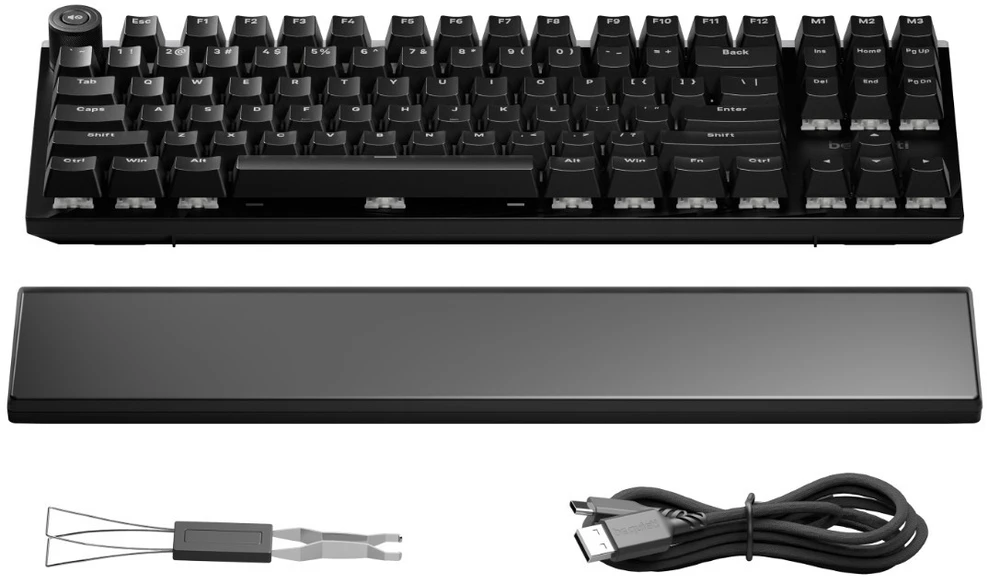 Be Quiet! Klaviatūra light mount tkl silent linear