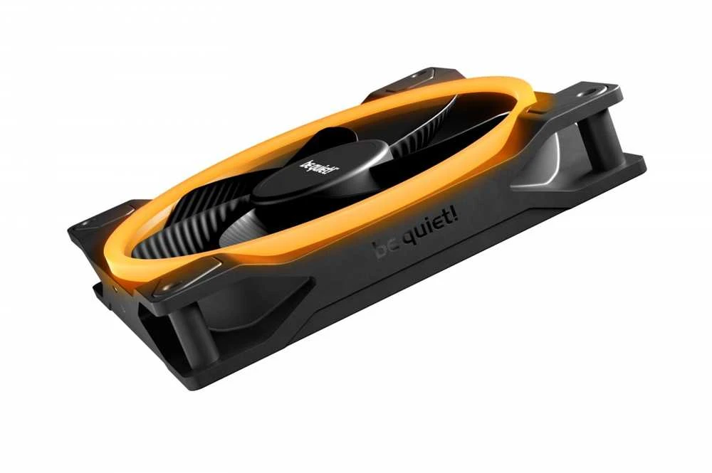 be quiet! LIGHT WINGS 140mm PWM Reverse, juoda
