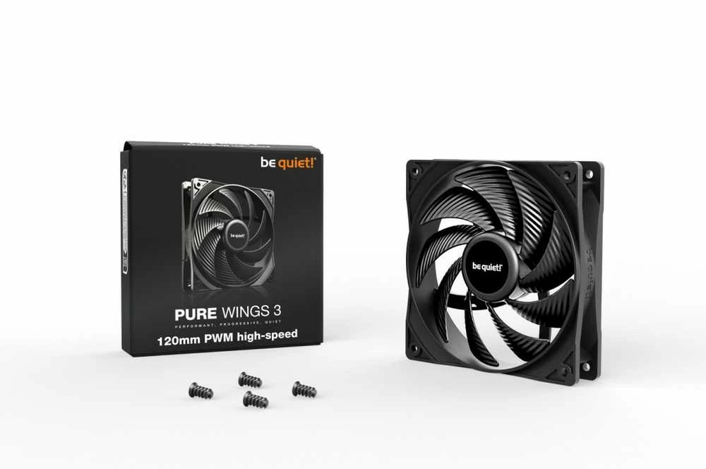 Be Quiet! Wentylator pure sparnai 3 120 mm pwm didelės spartos