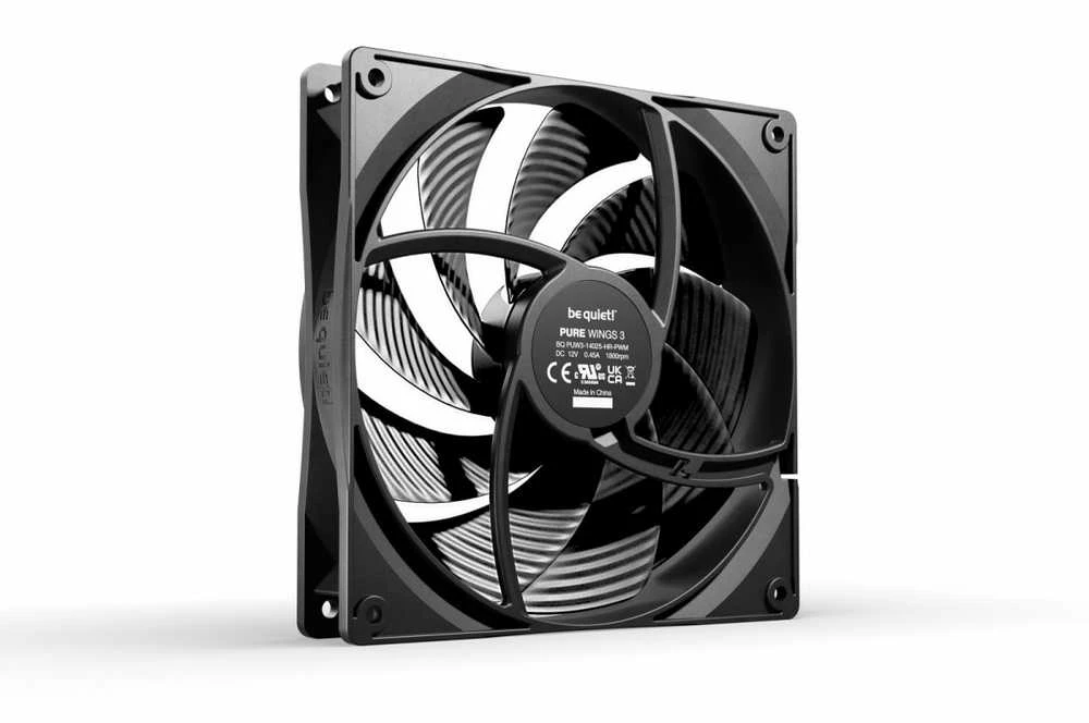Be Quiet! Wentylator pure sparnai 3 140 mm pwm didelės spartos