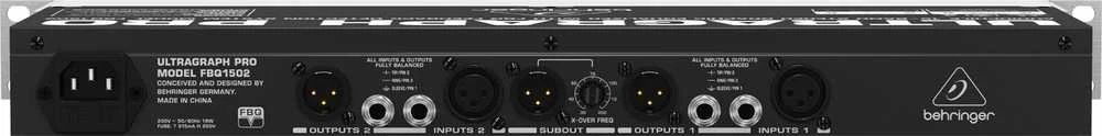 „Behringer FBQ1502HD“ – grafinis ekvalaizeris