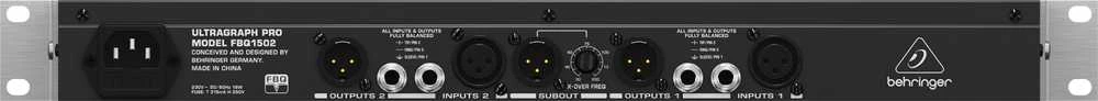 „Behringer FBQ1502HD“ – grafinis ekvalaizeris