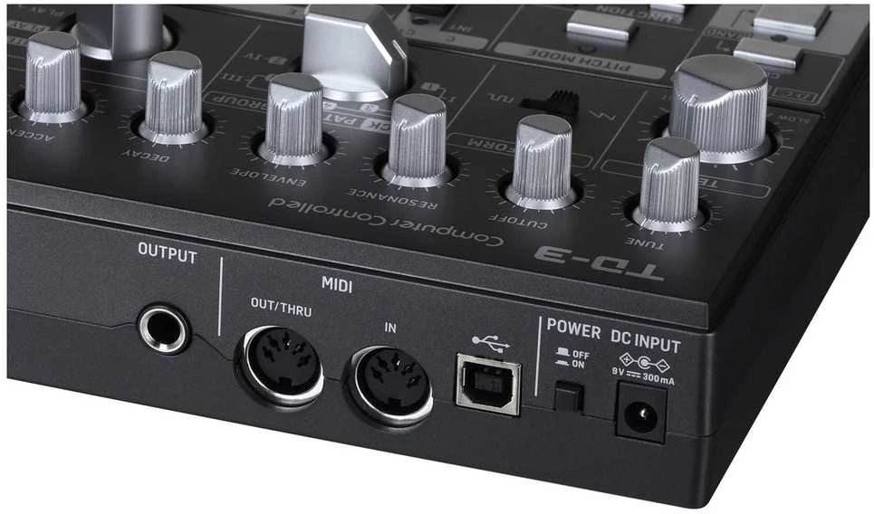 Behringer TD-3-SB Analog synthesizer Juodas