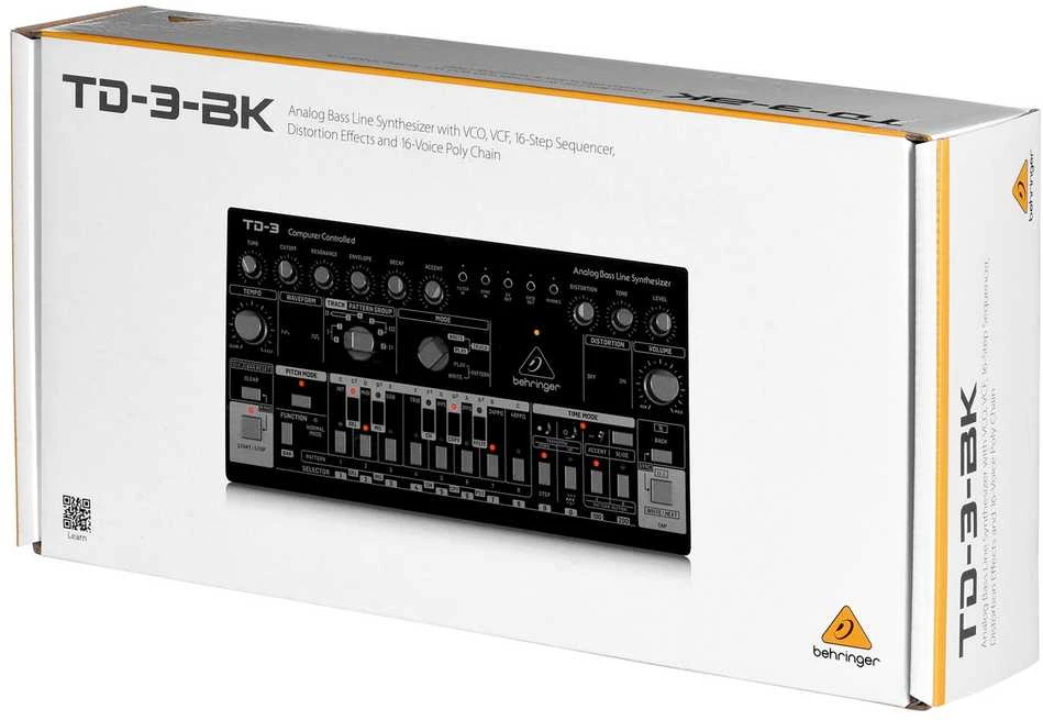 Behringer TD-3-SB Analog synthesizer Juodas