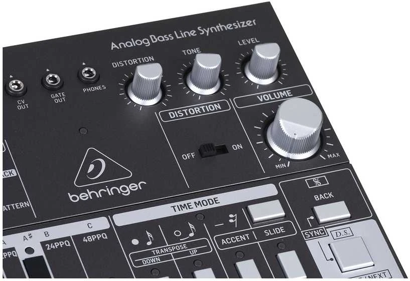 Behringer TD-3-SB Analog synthesizer Juodas