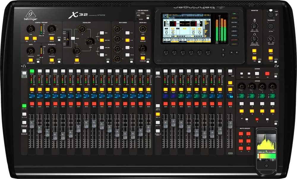 Behringer X32 Producer 40 kanalai 10 – 22000 Hz Juoda