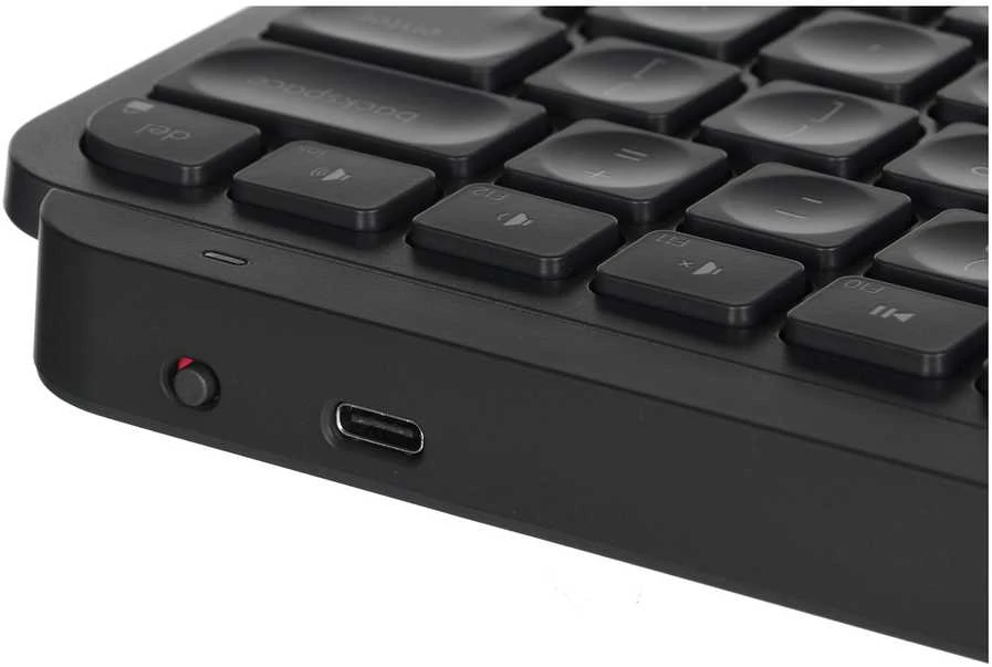 Belaidė klaviatūra „Logitech MX Keys Mini“, grafito spalvos