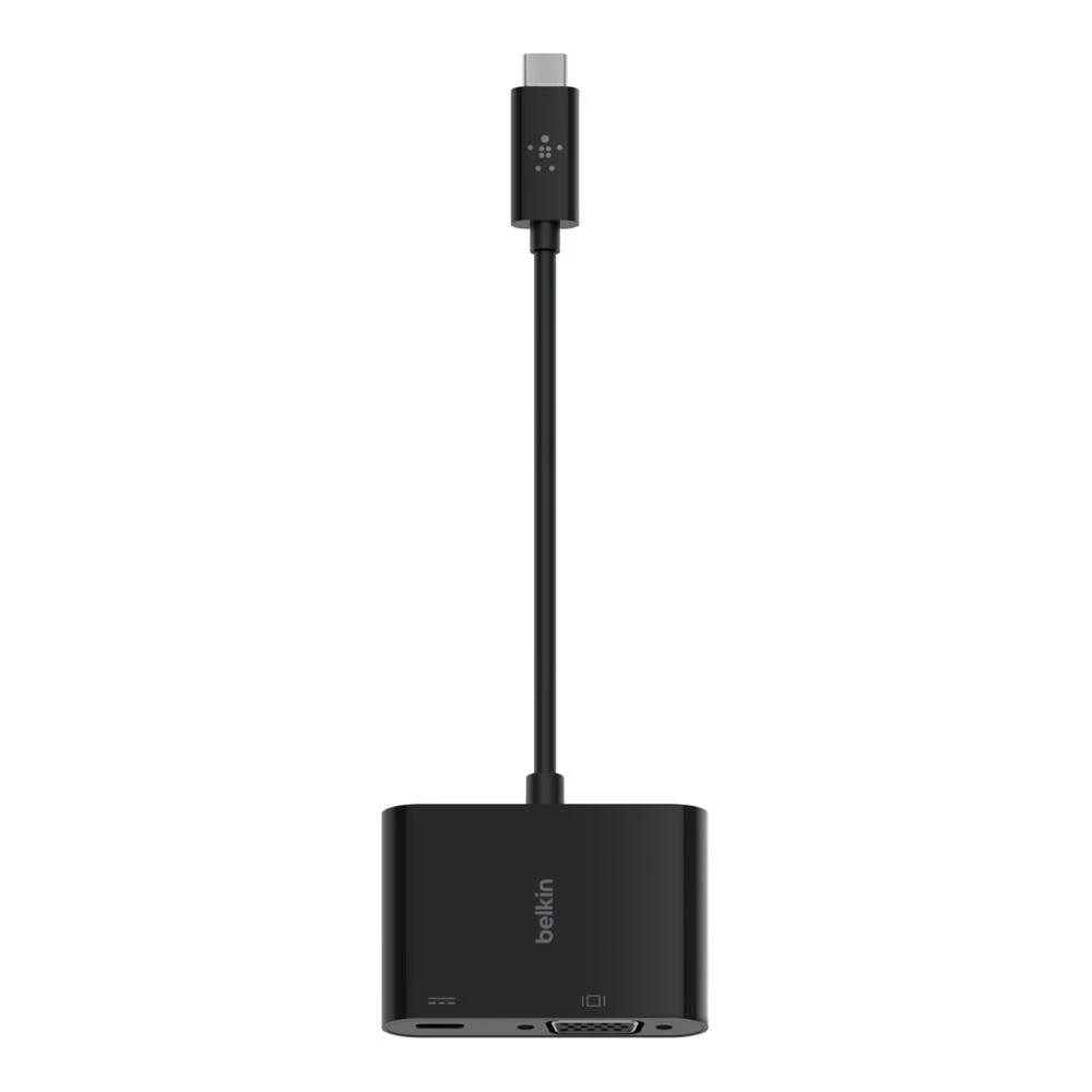 Belkin USB-C į VGA adapteris 60W PD, juodas AVC001btBK