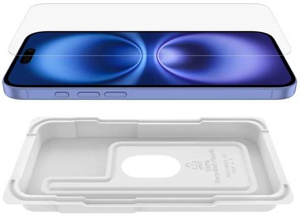 BELKIN SCREENFORCEINVISIGLASS A/F/IPHONE 16/15 PLUS/14 PRO MAX