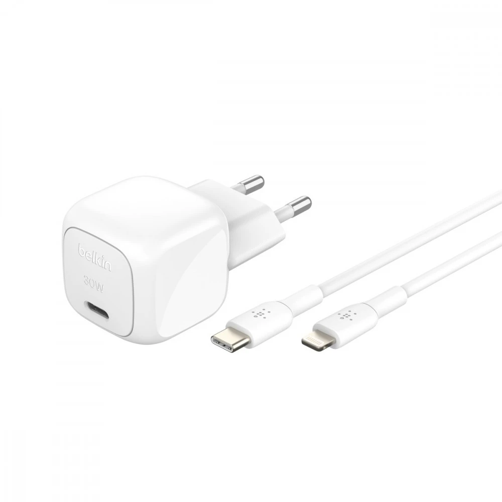 Belkin Įkroviklis 30w pd pps usb-c balta