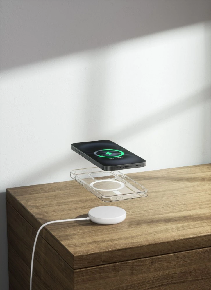 Belkin BoostCharge Pro belaidis magnetinis Qi2 įkroviklis 15 W su stovu WIA011hqWH
