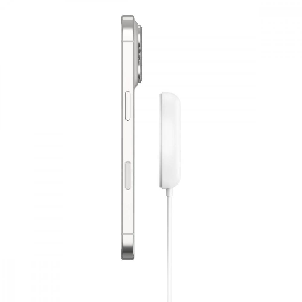 Belkin BoostCharge Pro belaidis magnetinis Qi2 įkroviklis 15 W su stovu WIA011hqWH